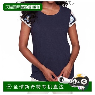 海军蓝 自营 上衣 charlie 美国奥莱直发 b海军蓝钩针袖