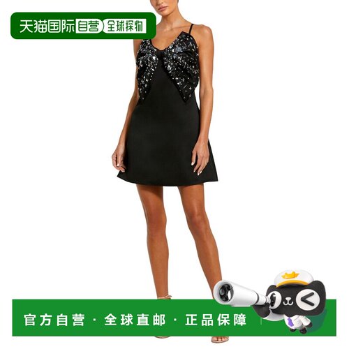 自营Mac Duggal Strapless Brocade Mini Dress - black 美国奥莱