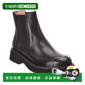 tod sTODs 橡胶Suede靴 自营 黑色 美国奥莱直发女靴切尔西靴