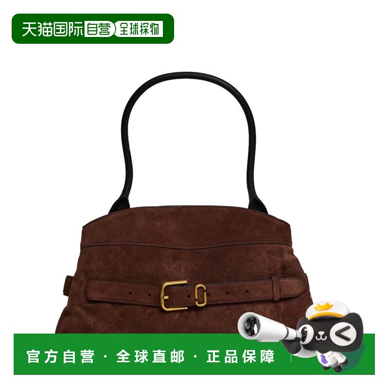 自营marc jacobs挎包多束带托特包-黑色隔层 美国奥莱直发单肩包
