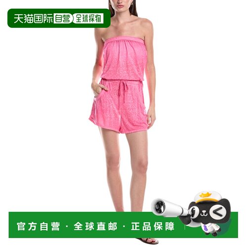 自营BECCA by Rebecca Virtue Beach Date Romper - red 美国奥莱