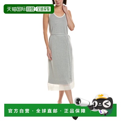 自营Proenza Schouler White Label Simmons Sheer Knit Midi Dre