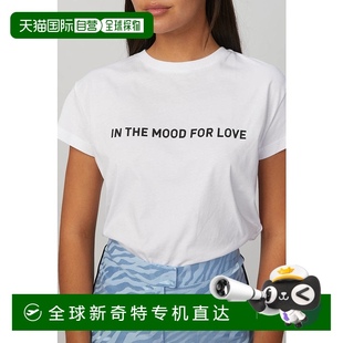 美国 T恤上衣白色 the mood 自营 黑色 loveAna for 白色