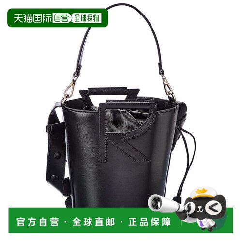 自营Roger Vivier中号皮革水桶包-黑色 斜挎包单肩包美国直发奥莱