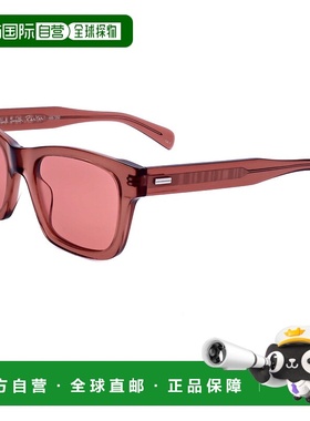 自营 Paul Smith男士53毫米红色太阳镜-锈色水晶 美国奥莱直发