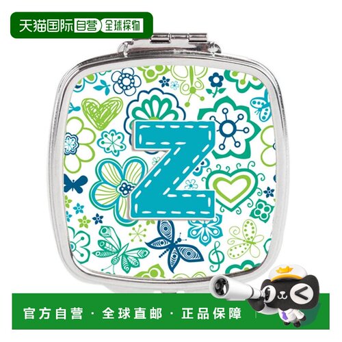 自营Carolines Treasures CJ2006-ZSCM 字母 Z 花蝴蝶 蓝绿正品