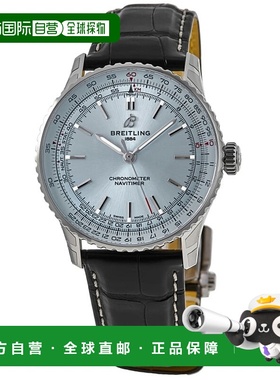 自营 Breitling Navitimer Automatic 41 Blue Dial Leather Stra