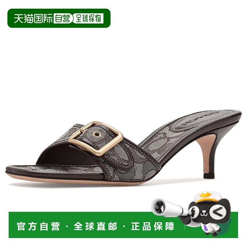 1h可退 【美国直邮】coach 女士 凉鞋高跟单鞋