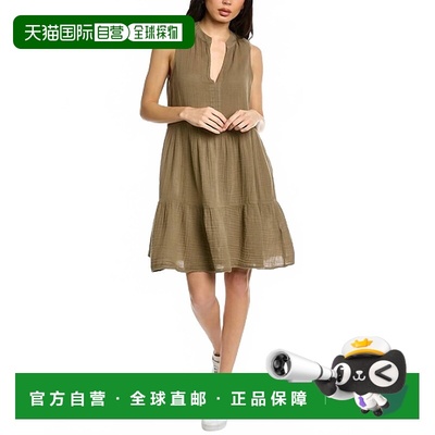 自营michael stars橄榄色雏菊连衣裙 美国奥莱直发