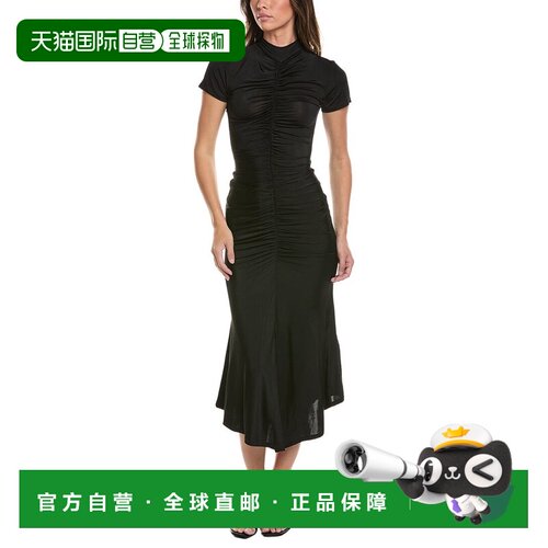 自营TOCCIN Gracelyn Midi Dress - Black 连衣裙美国直发奥莱