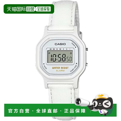 美国直邮自营Casio Women's Classic Digital Watch with White