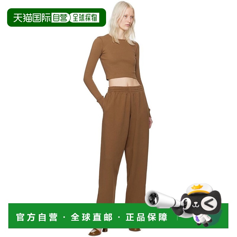 【美国直邮】WARDROBE.NYC|棕色 Hailey Bieber HB版 休闲裤 卫裤