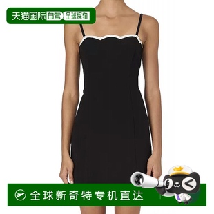 美国奥莱直发 自营 french connectionAzra撞色迷你连衣裙 黑色