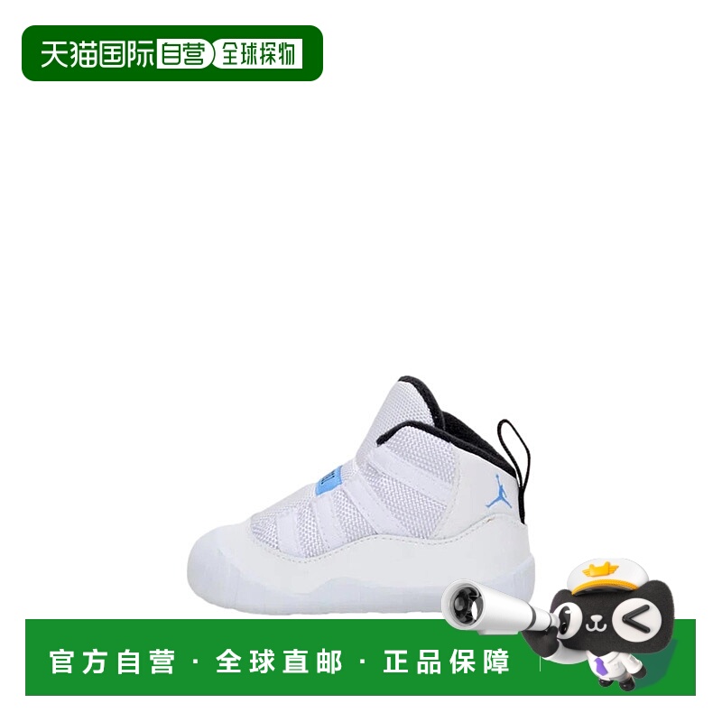 自营 Nike Jordan 11婴儿背带白色/传奇蓝-黑色CI6165-104幼儿靴-