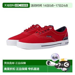 自营Tommy Hilfiger Pallet 11 Sneakers Red White Low Top Casu