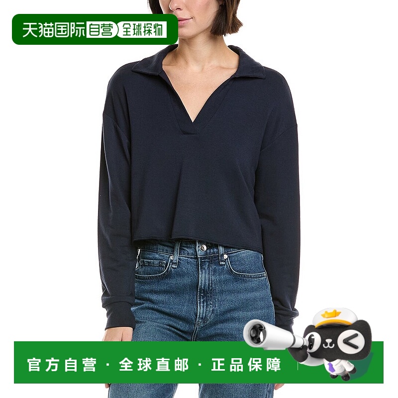 自营Splits59 Joan Fleece Polo Sweatshirt - blue 美国奥莱直发