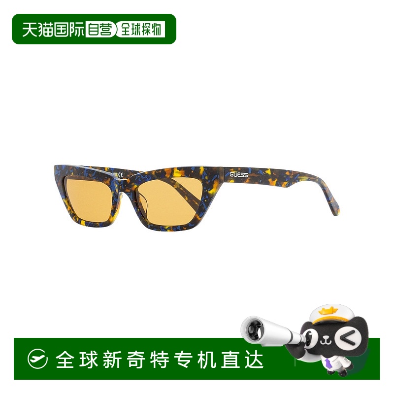 自营Guess女士 J Balvin太阳镜 GU8226 55E彩色 Havana 52mm-