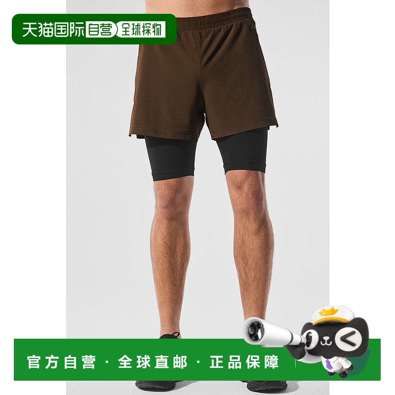 1h可退 美国直邮AloYoga瑜伽5'Revival运动男士短裤M6114R跑步