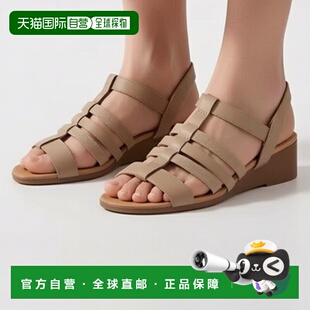 1h可退 【美国直邮】clarks 女士 凉鞋坡跟鞋罗马鞋