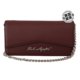 Wine Bag bro Evening Karl Lagerfeld Leather Clutch Women