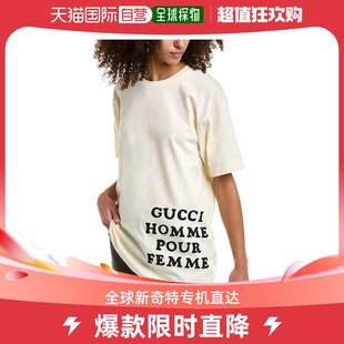 99新未使用 美国直邮 Gucci古驰 T恤大码 女士 上装