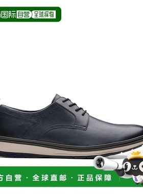 自营 Clarks Chantry Lo 蓝色皮革 - 海军蓝皮革 美国奥莱直发