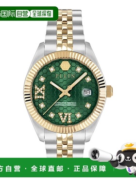 自营philipp pleinDate Superlative Crystal Watch - two tone/t