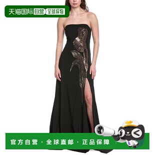 black 自营Rene 美国奥莱直发 Dress Maxi Ruiz Crepe