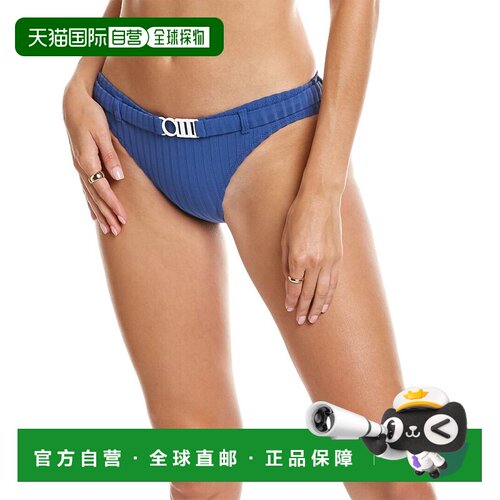 自营Solid & Striped The Rachel Belt Bikini Bottom - blue 美