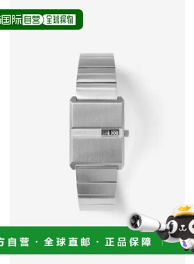 【美国直邮】BREDA|BREDA Pulse 不锈钢金属表链石英表