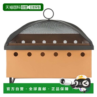 自营safavieh怀亚特广场火坑 - 铜/黑色 美国奥莱直发