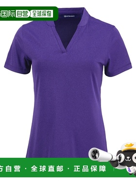 自营 cutter & buckCutter&Buck Forge加热弹力女式刀片T恤-深大