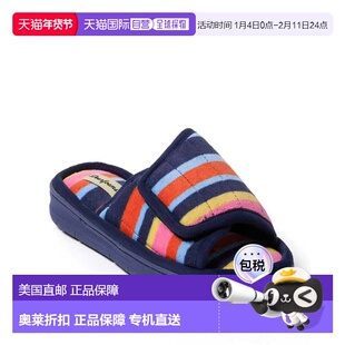 自营Dearfoams Women's Mickey Terry Adjustable Shower Slide H