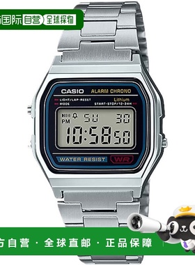 自营Casio Men’s Digital Watch with Silver-Toned Dial - A158