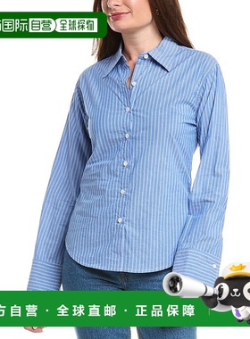 自营DL1961 Lisette Button Shirt - blue 美国奥莱直发