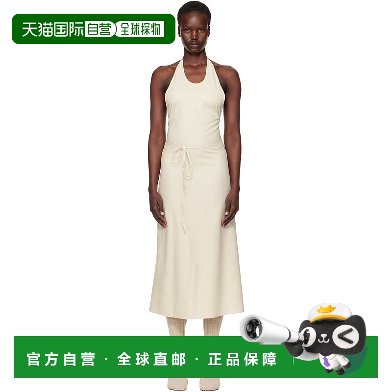 1h可退 香港直邮潮奢 Baserange 女士 灰白色 Apron 连衣裙 DRAP