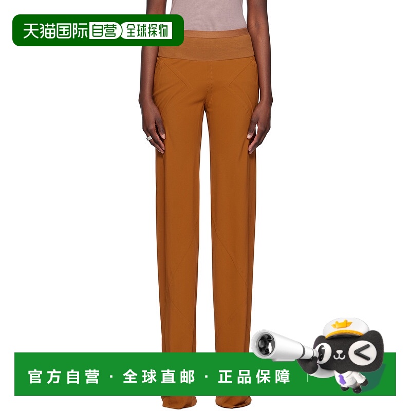 1h可退 香港直邮潮奢 rick owens 瑞克 欧文斯 女士 橙色 Bias 长