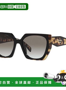 自营pradaPR15WS 24B40L Dark Havana/Black/Dark Grey - black m