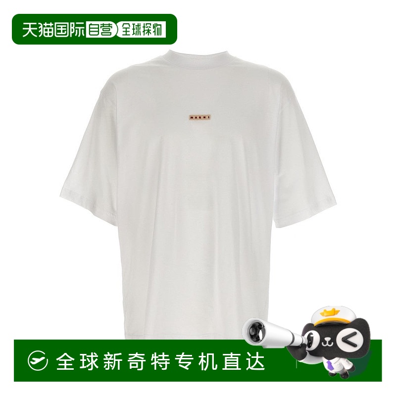 自营 marni徽标补丁T恤-白色 【美国奥莱】直发