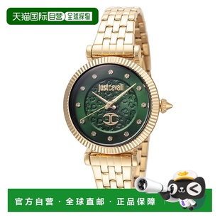 Gold Women Watch Quartz Tone 32mm SET Cavalli 自营Just