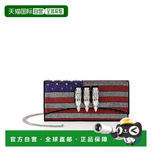 自营philipp pleinEagle Clutch Strass US Flag - multicolor 美