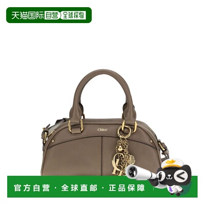 自营Chloe Women's Bowling Bag In Soft Leather - dove grey 美