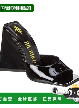 自营 the atticoAttico Devon 漆皮凉鞋 - 黑色 美国奥莱直发高跟