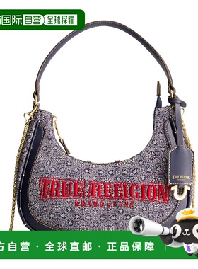 自营 True Religion条纹牛仔小Hobo-海军蓝 美国奥莱直发