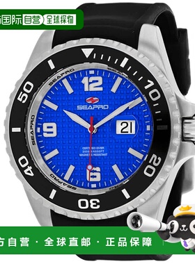 自营Seapro Men's Blue dial Watch - blue 美国奥莱直发