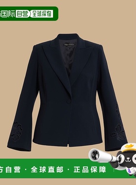 自营 marina rinaldiAPE-深蓝色 美国奥莱直发长袖外套