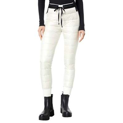自营Women's Holden Hybrid Puffer Down Joggers  White Stretch