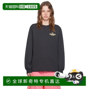 Future 女士 香港直郵潮奢 黑色 T393 長袖 甘尼 GANNI Palm 恤