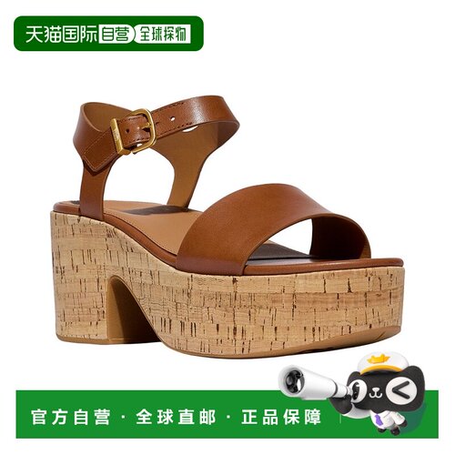 自营FitFlop Leather Sandal - beige 美国奥莱直发女鞋凉鞋