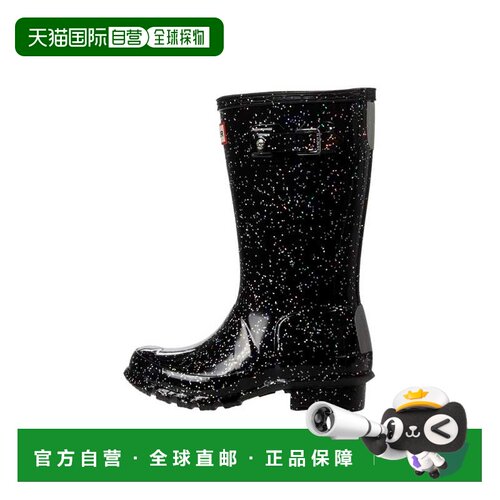 自营hunter学龄前猎人经典雨靴黑色JFT6000RMA-410-黑色 美国奥莱